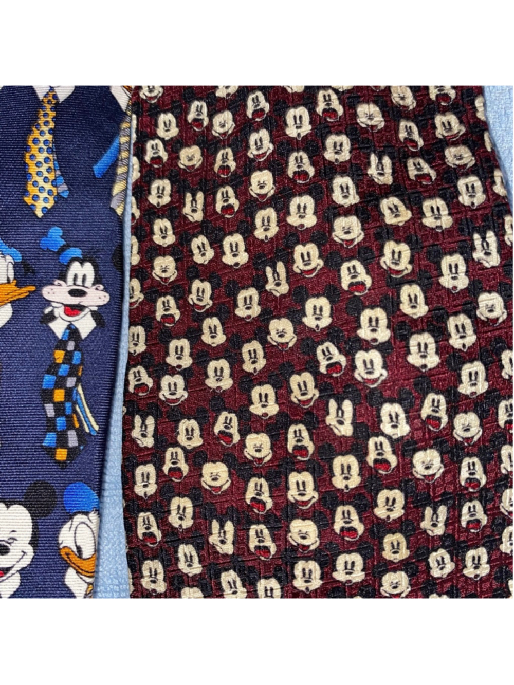 Men's Official Disney Mickey Mouse & Friends Lot of 4 Silk Ties - Picture 5 of 7